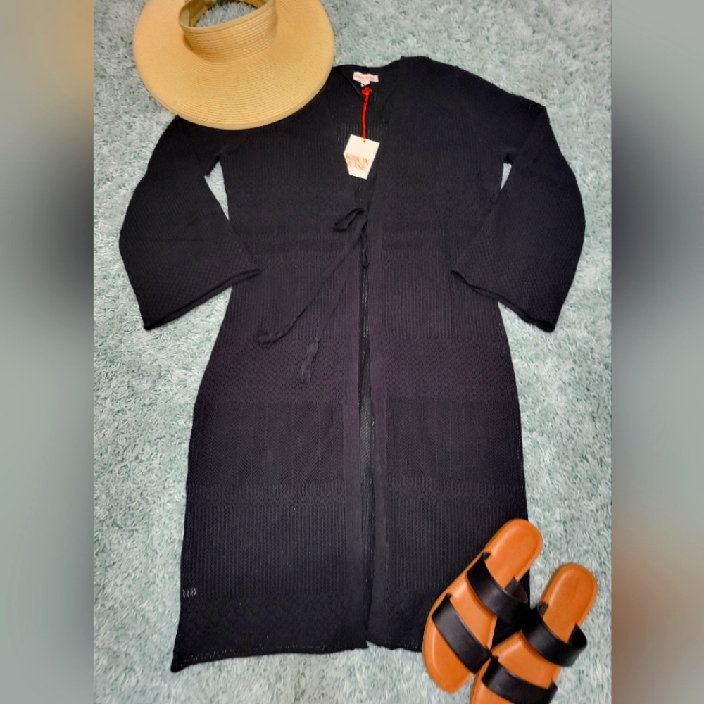 Knox Rose, Women's Crochet Cover Up, Size M